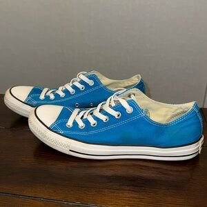 Blue Low Top Converse